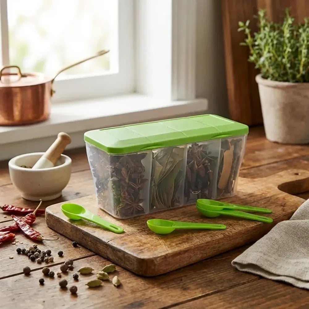 4-section masala box - home & kitchen