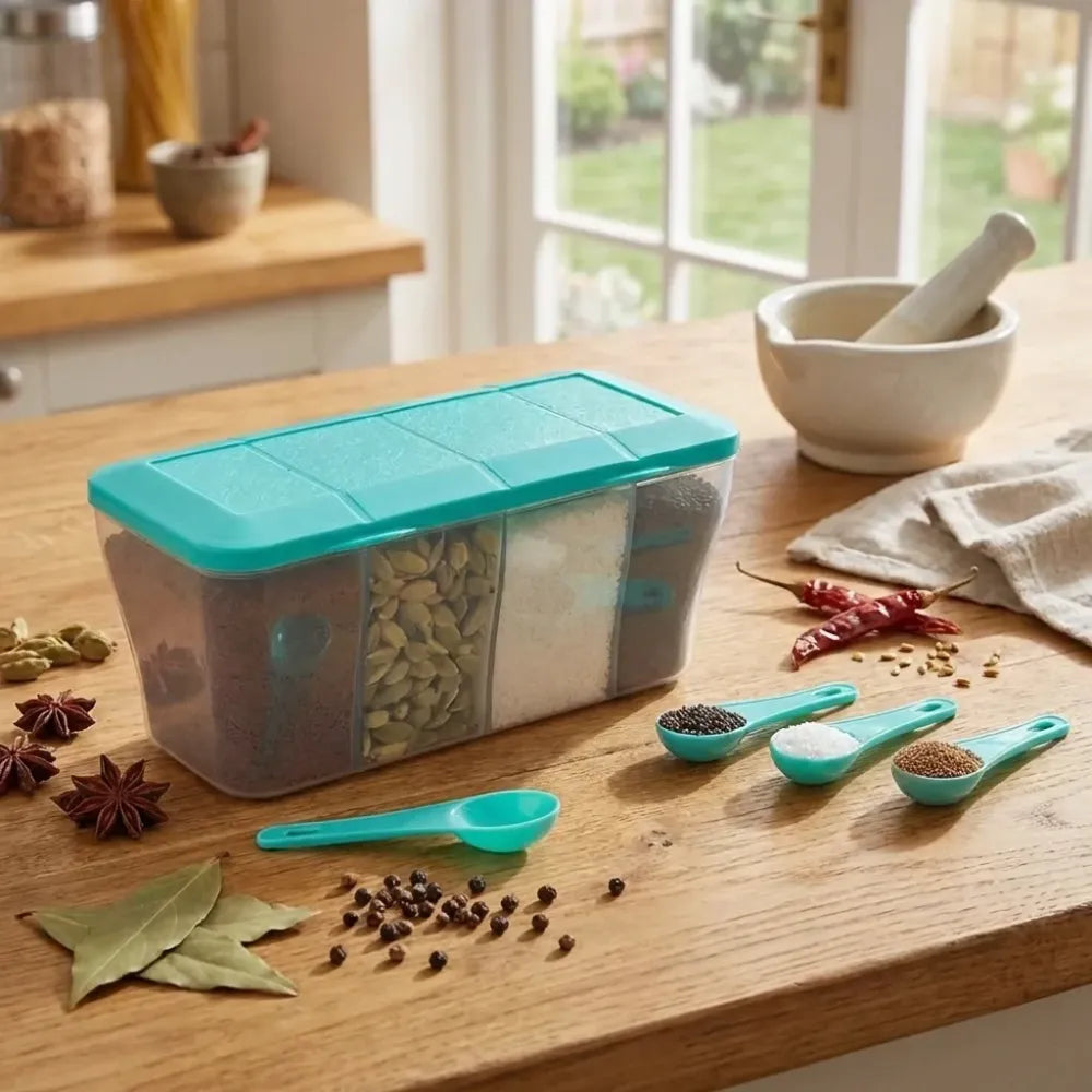 4-section masala box - home & kitchen