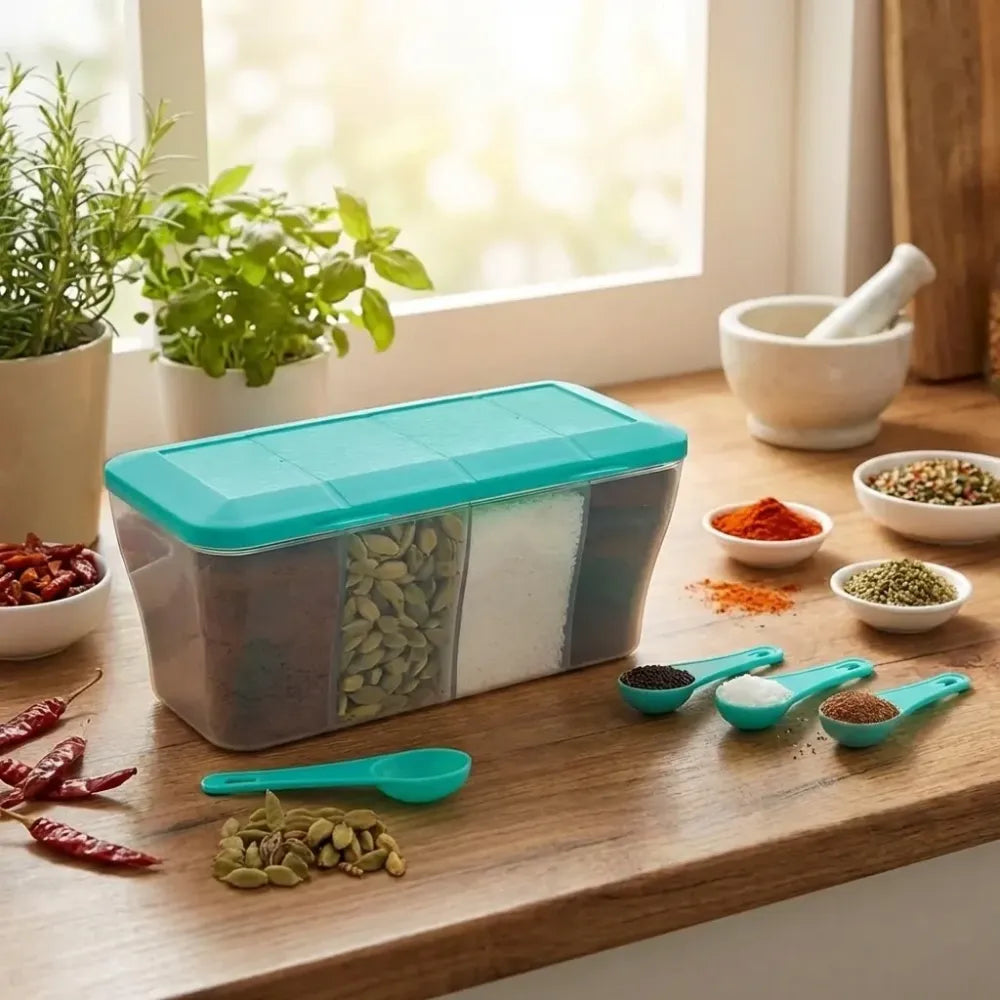4-section masala box - home & kitchen