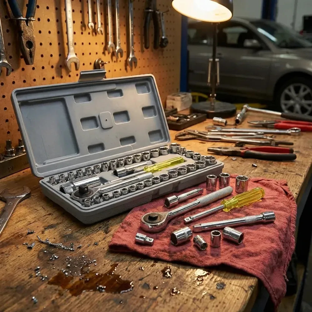 40-in-1 car repair tool kit