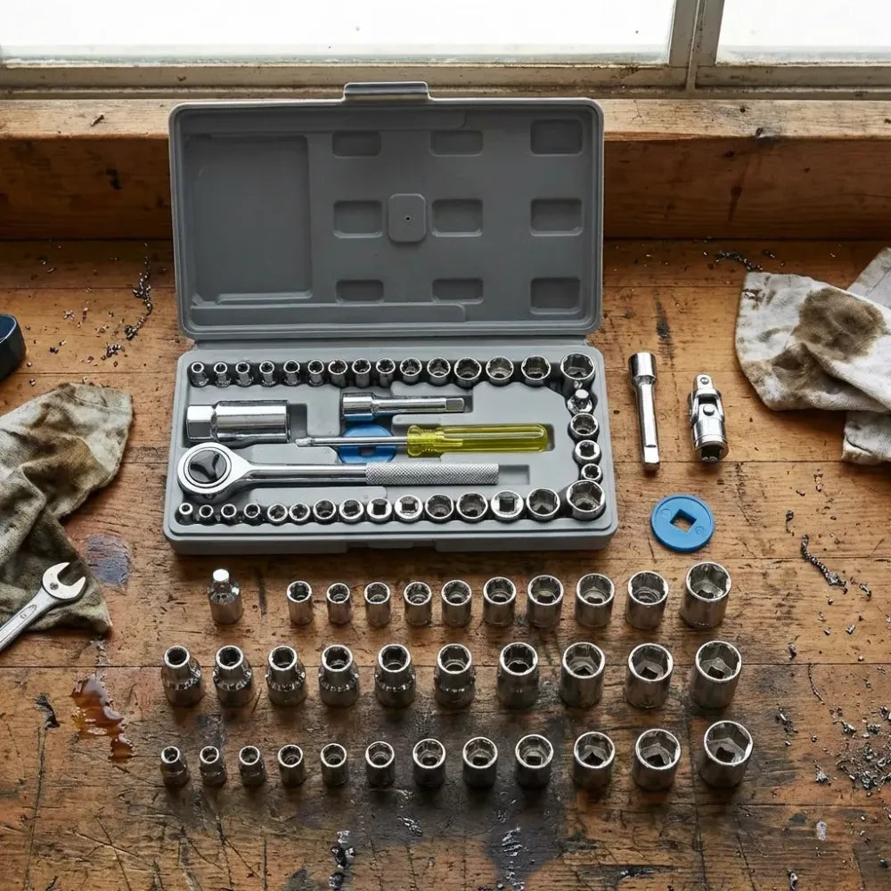 40-in-1 car repair tool kit