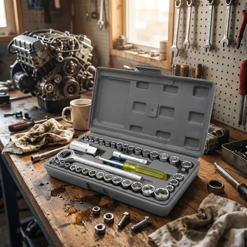 40-piece socket tool kit - hardware