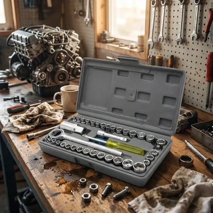 40-piece socket tool kit - hardware