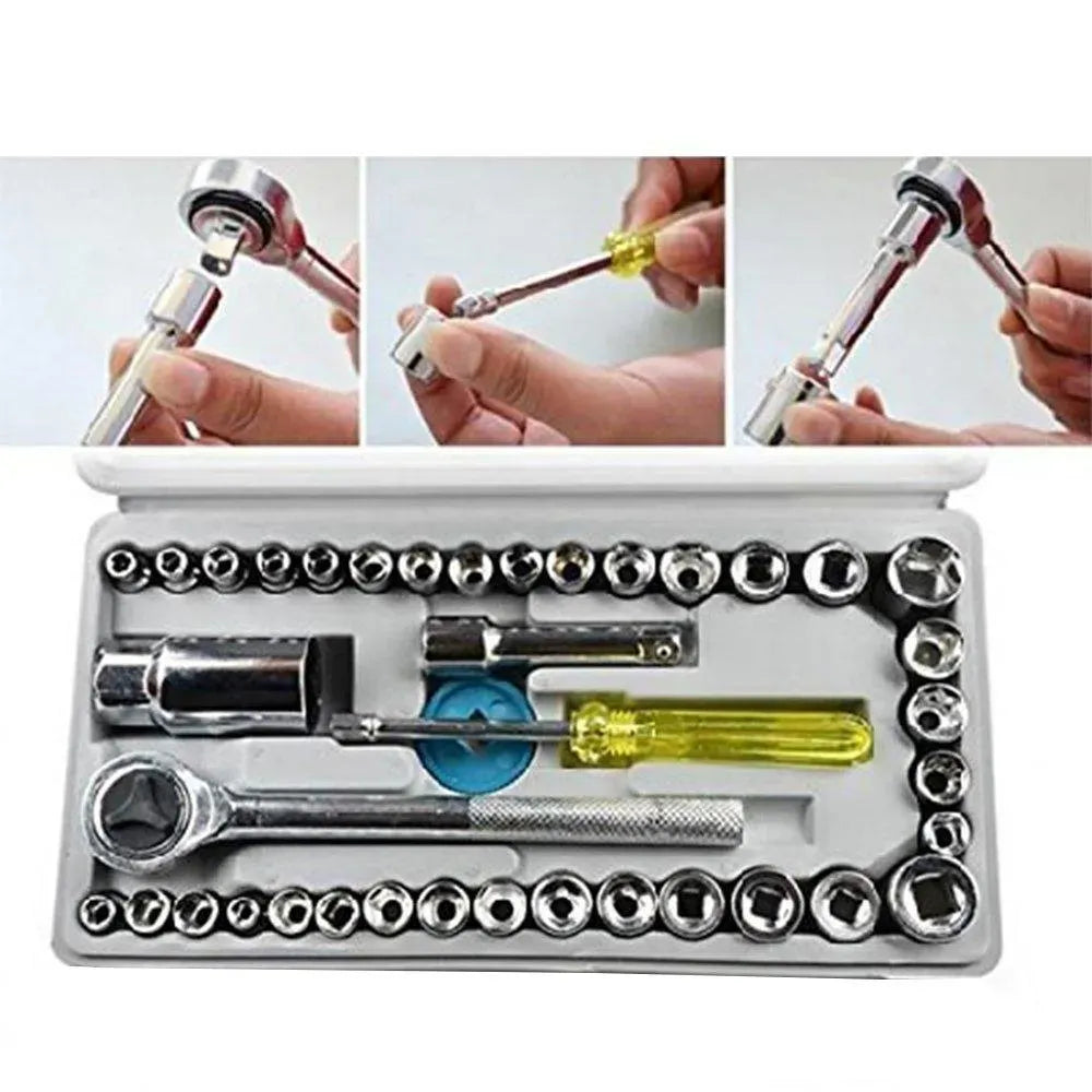 40-piece socket tool kit - hardware