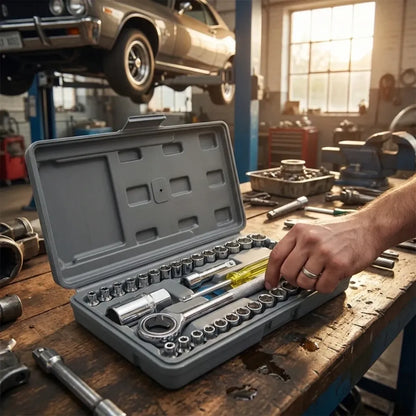 40-piece socket tool kit - hardware