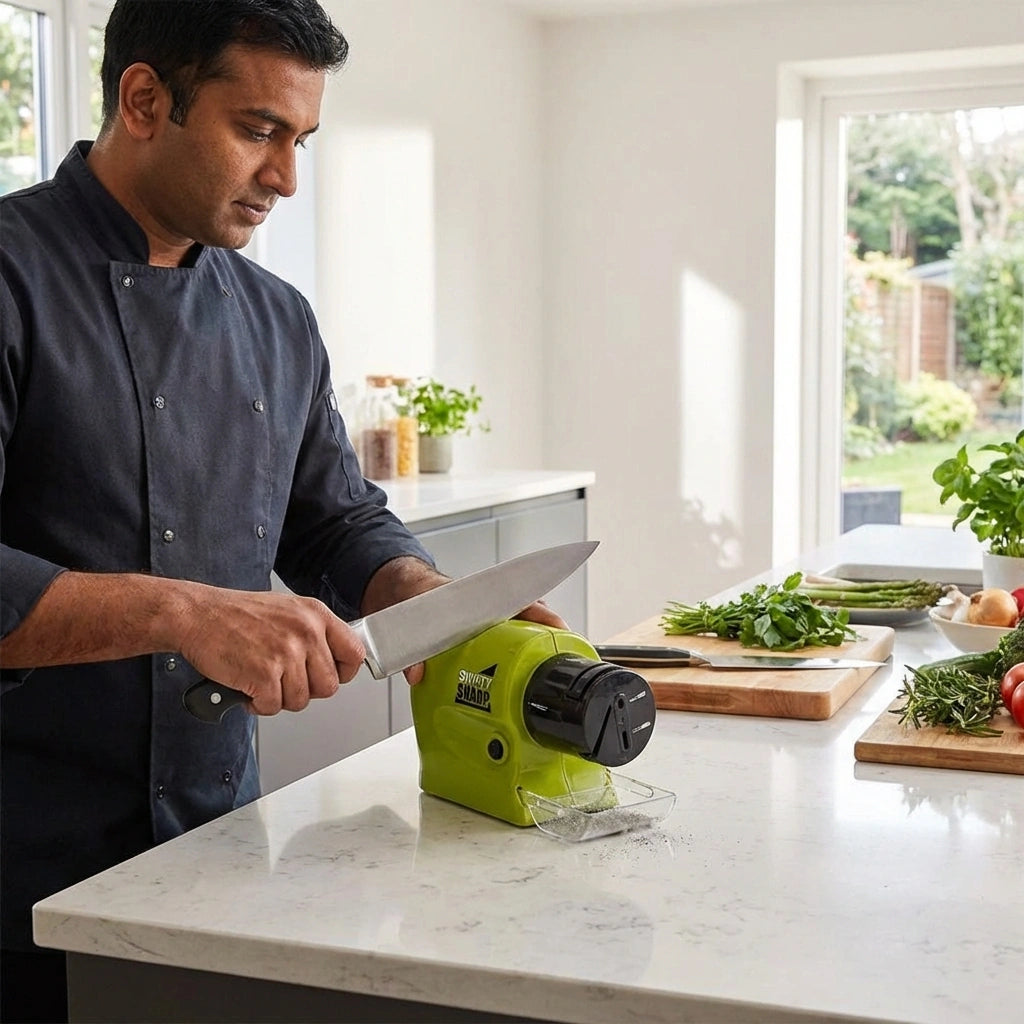 Cordless Motorized Knife Sharpener