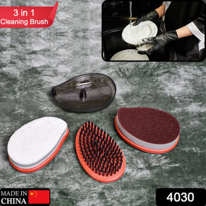 4030 plastic wet and dry brush for home (multicolor 3 units) - improvement