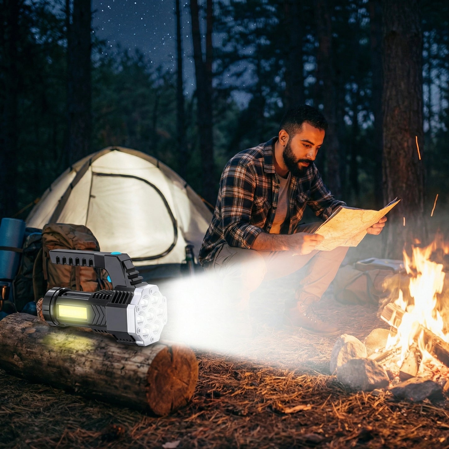 Rechargeable Outdoor Flashlight Lantern