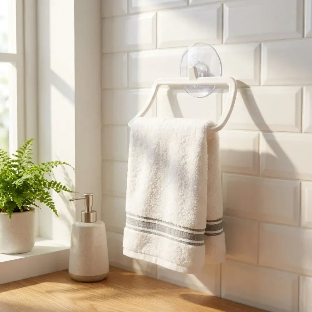 4096 multi-purpose self adhesive strong sticker wall mounted hand towel holderhanger - home improvement