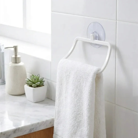 4096 multi-purpose self adhesive strong sticker wall mounted hand towel holderhanger - home improvement