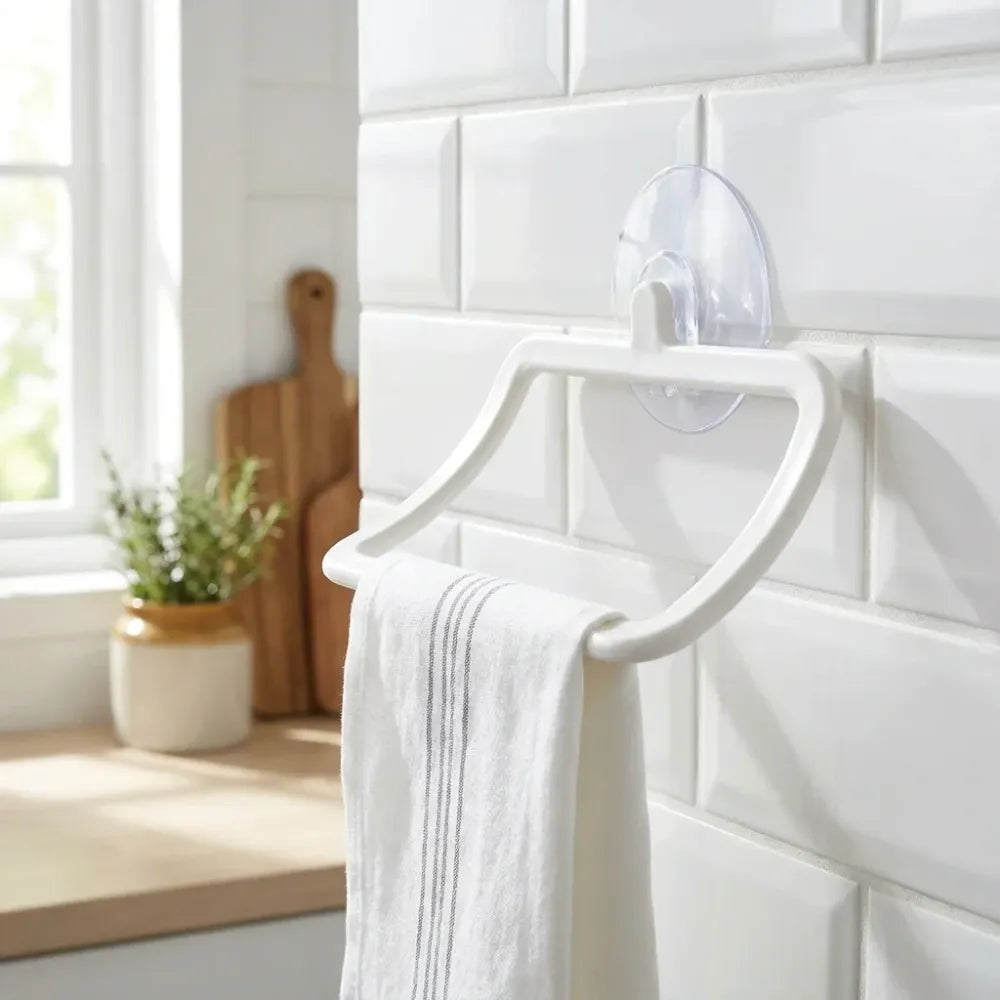 4096 multi-purpose self adhesive strong sticker wall mounted hand towel holderhanger - home improvement