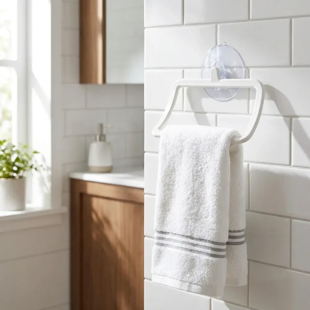 4096 multi-purpose self adhesive strong sticker wall mounted hand towel holderhanger - home improvement