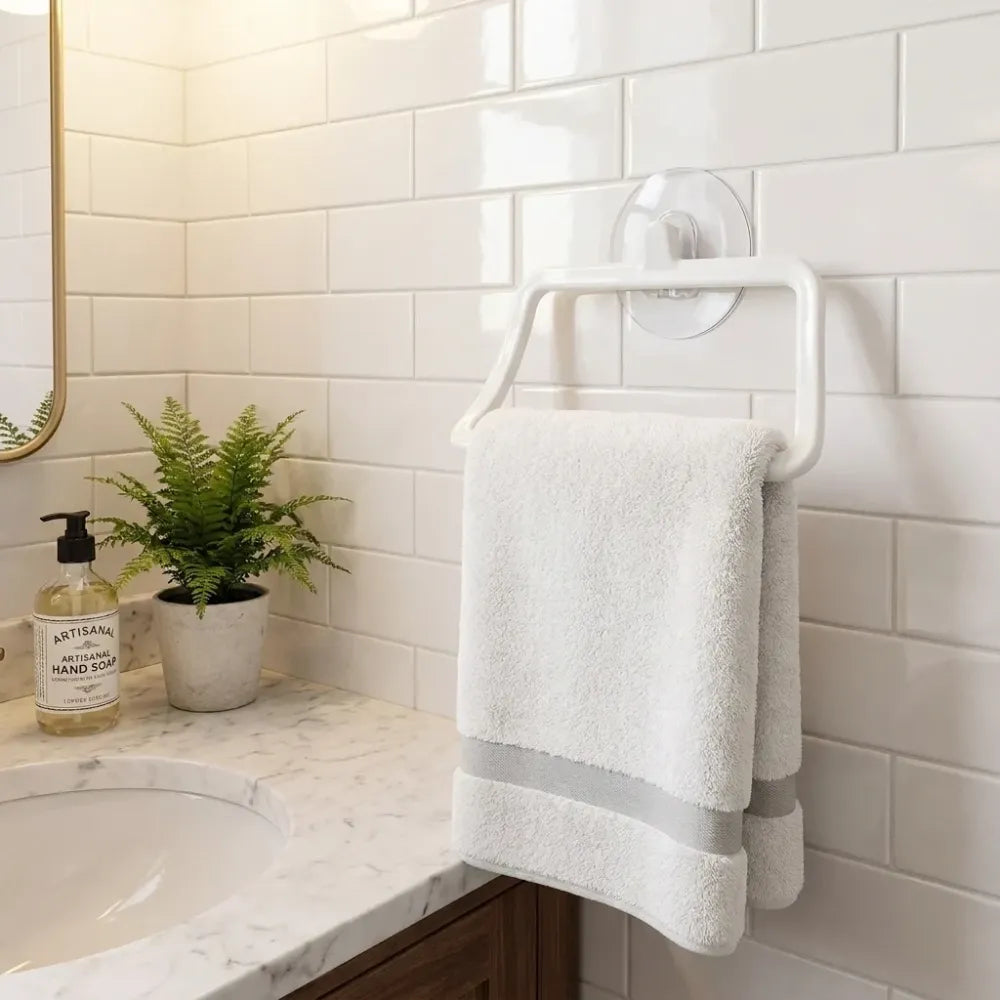 4096 multi-purpose self adhesive strong sticker wall mounted hand towel holderhanger - home improvement