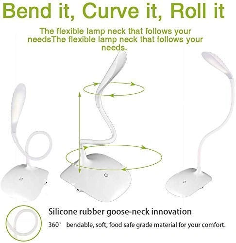 Rechargeable touch led desk lamp