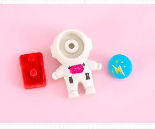 Astronaut-Themed Eraser Set