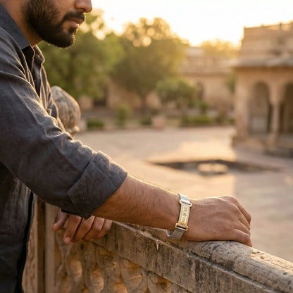 Personalized Engraved Rakhi Bracelet