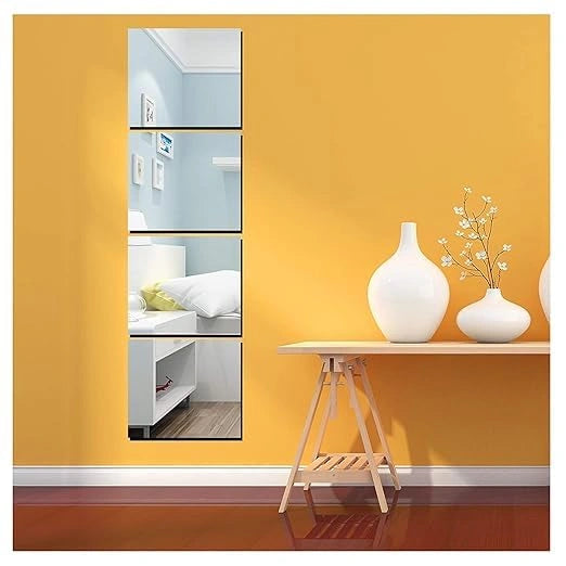 3d acrylic mirror wall sticker