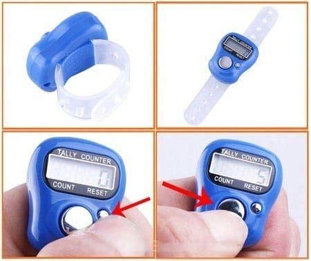 Portable finger tally counter