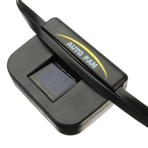 Solar car auto air vent fan