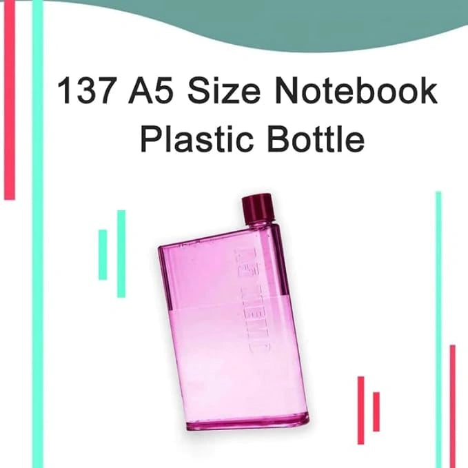 Ultra-slim notebook water bottle