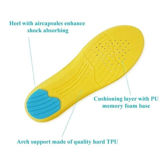 Arch support shoe insoles