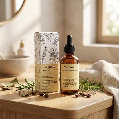 Vegan Natural Hair Growth Oil (Pack of 2)