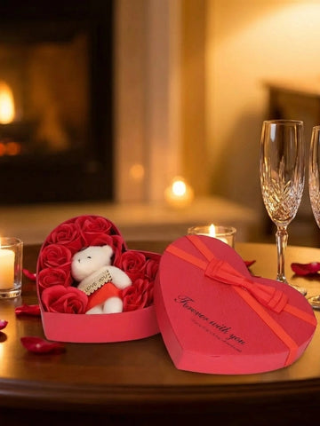 Romantic Soap Flower Gift Box