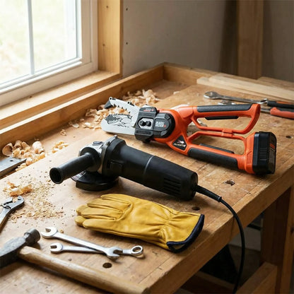 Heavy-Duty Leather Gardening Gloves