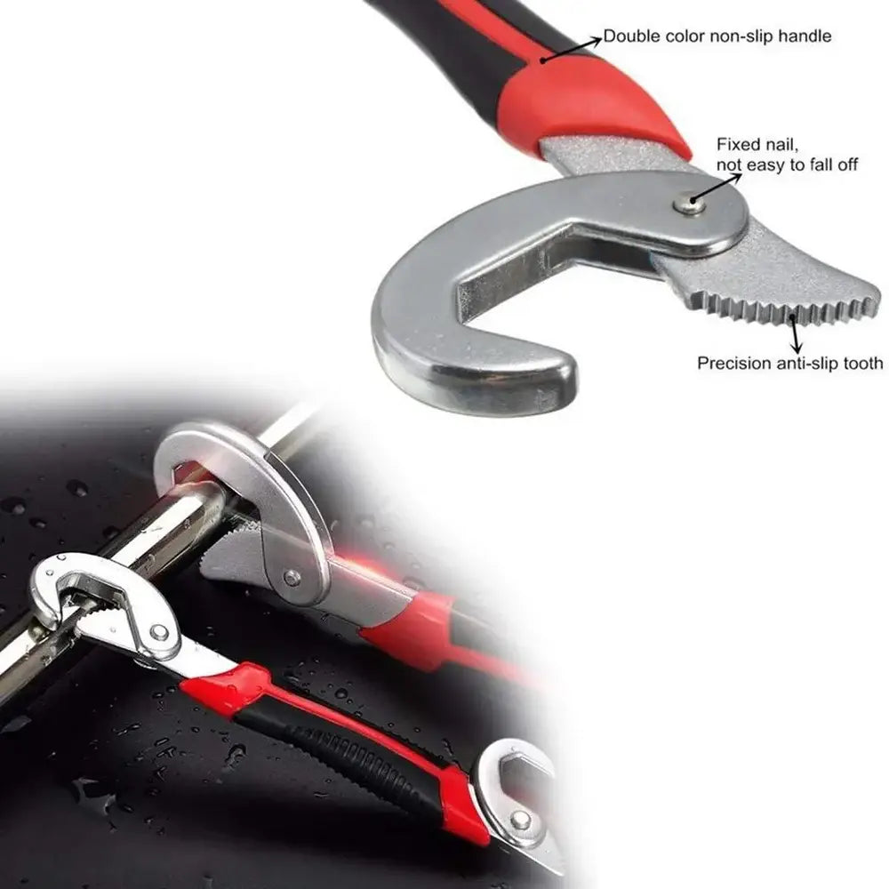 Universal quick snap wrench set
