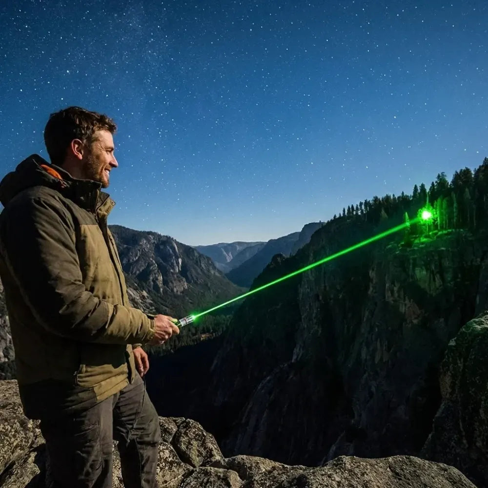 4399 green multipurpose laser light disco pointer pen beam with adjustable antena cap to change project design - home
