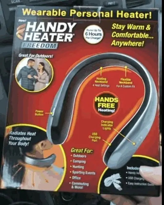 Usb rechargeable neck warmer
