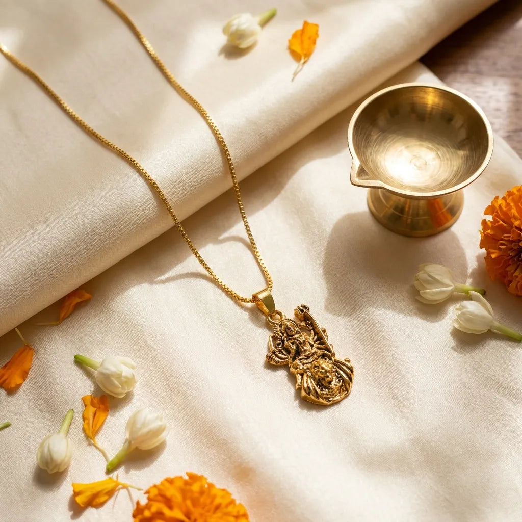 Ambe Mataji Pendant with Chain