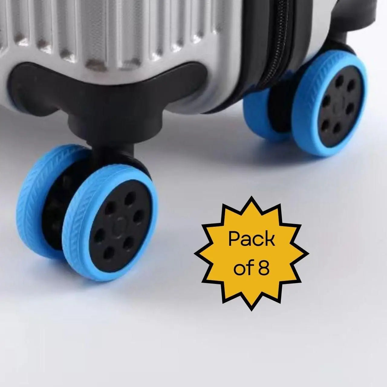 Luggage compartment wheel protection cover (pack of 8)