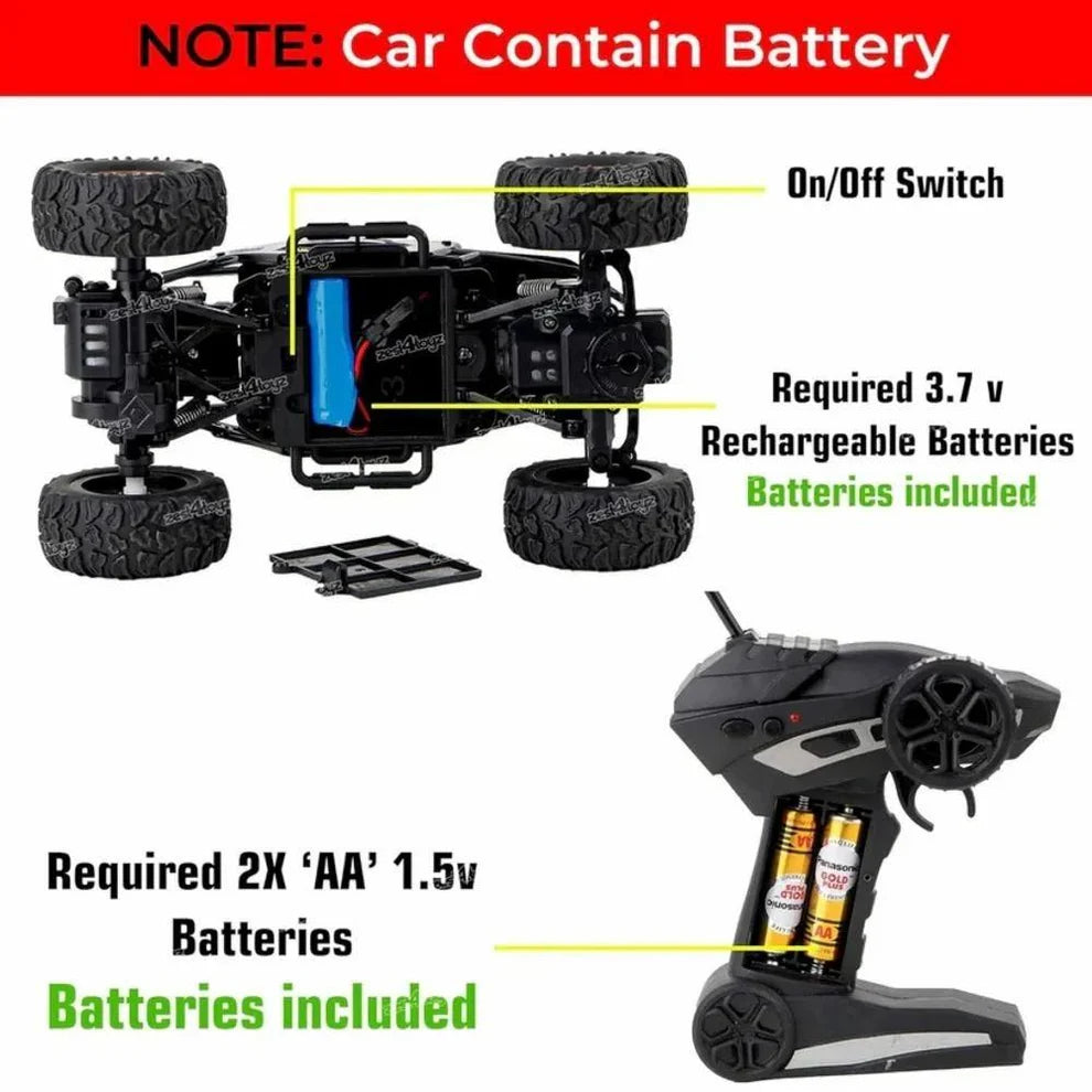 Rc rock crawler monster truck