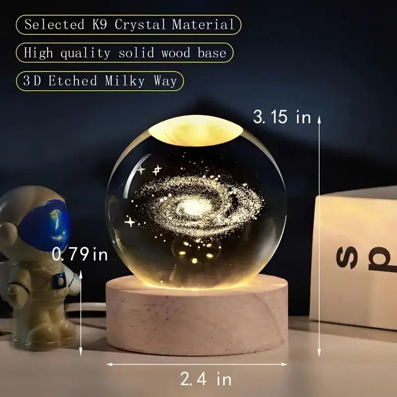 3d crystal galaxy lamp