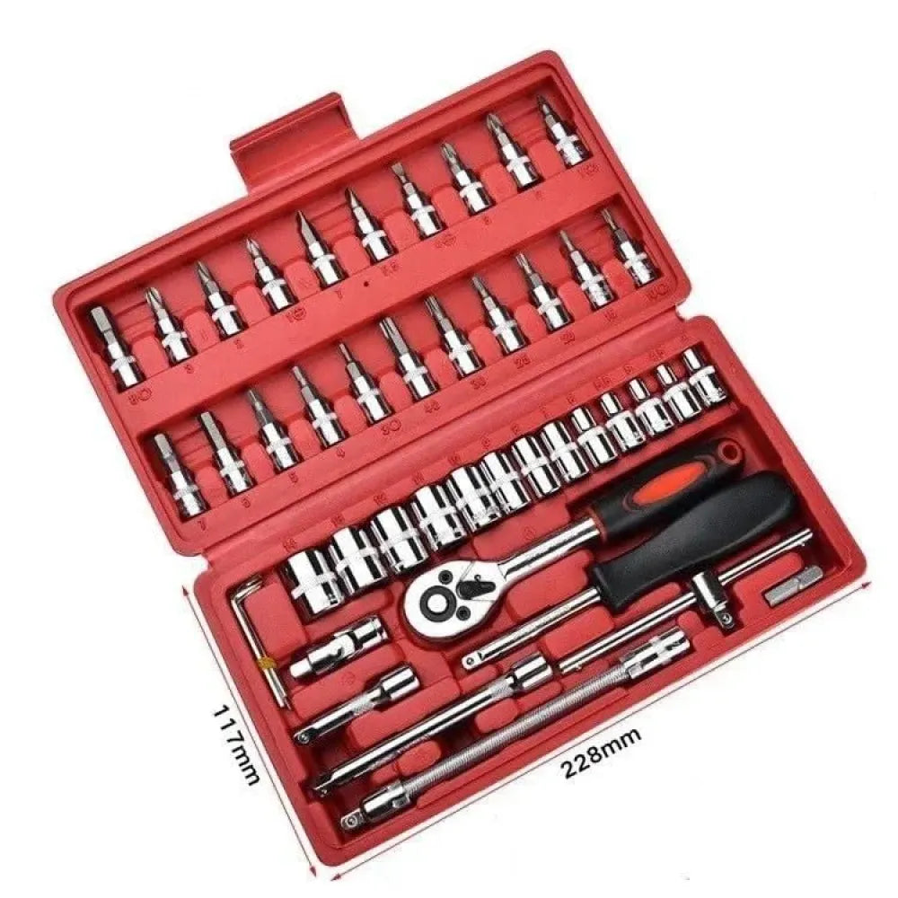 46-in-1 compact tool kit
