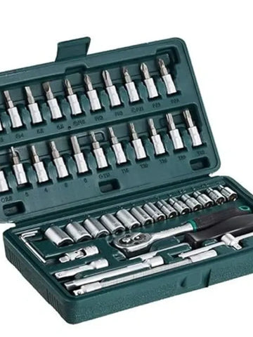 46-Piece 1/4" Socket Set