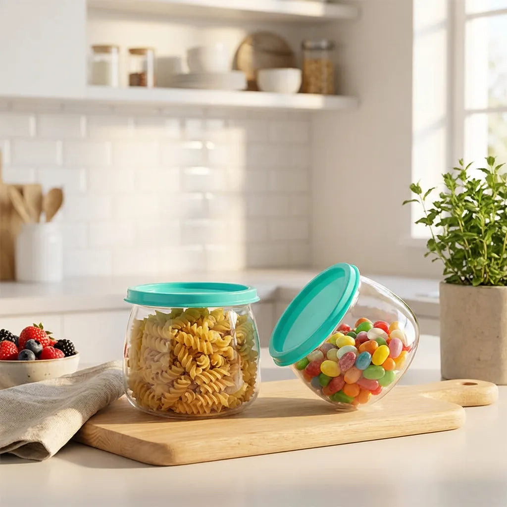 Airtight Storage Containers Set  Approx 900ml (2 Pc)