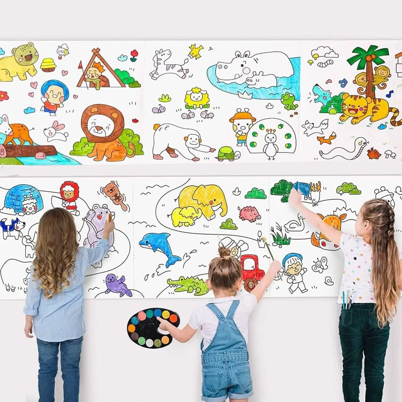 Diy drawing paper roll