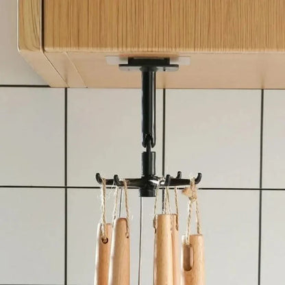 4650 360 rotatable hooks for hanging (pack of 2) (brown box) - home & kitchen
