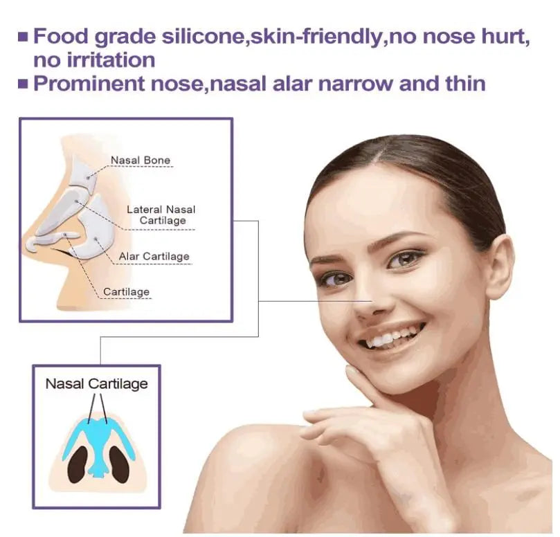 Adjustable nose shaper clip