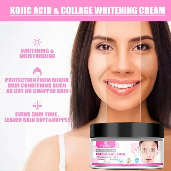 Kojic acid whitening cream