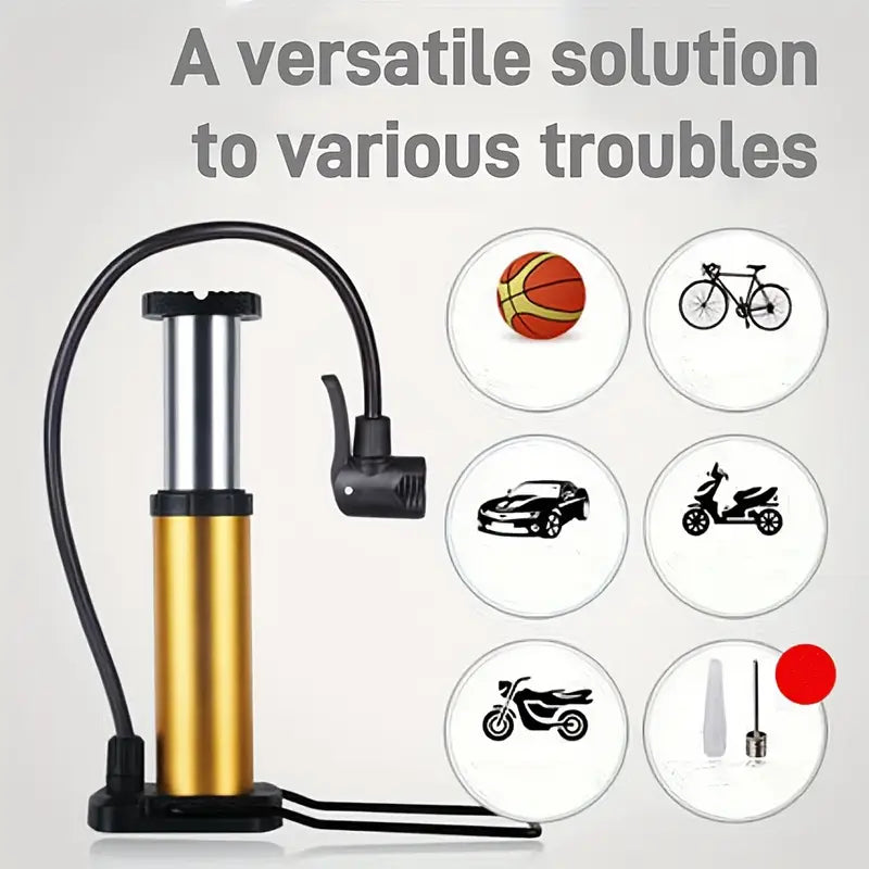 Portable mini foot pump
