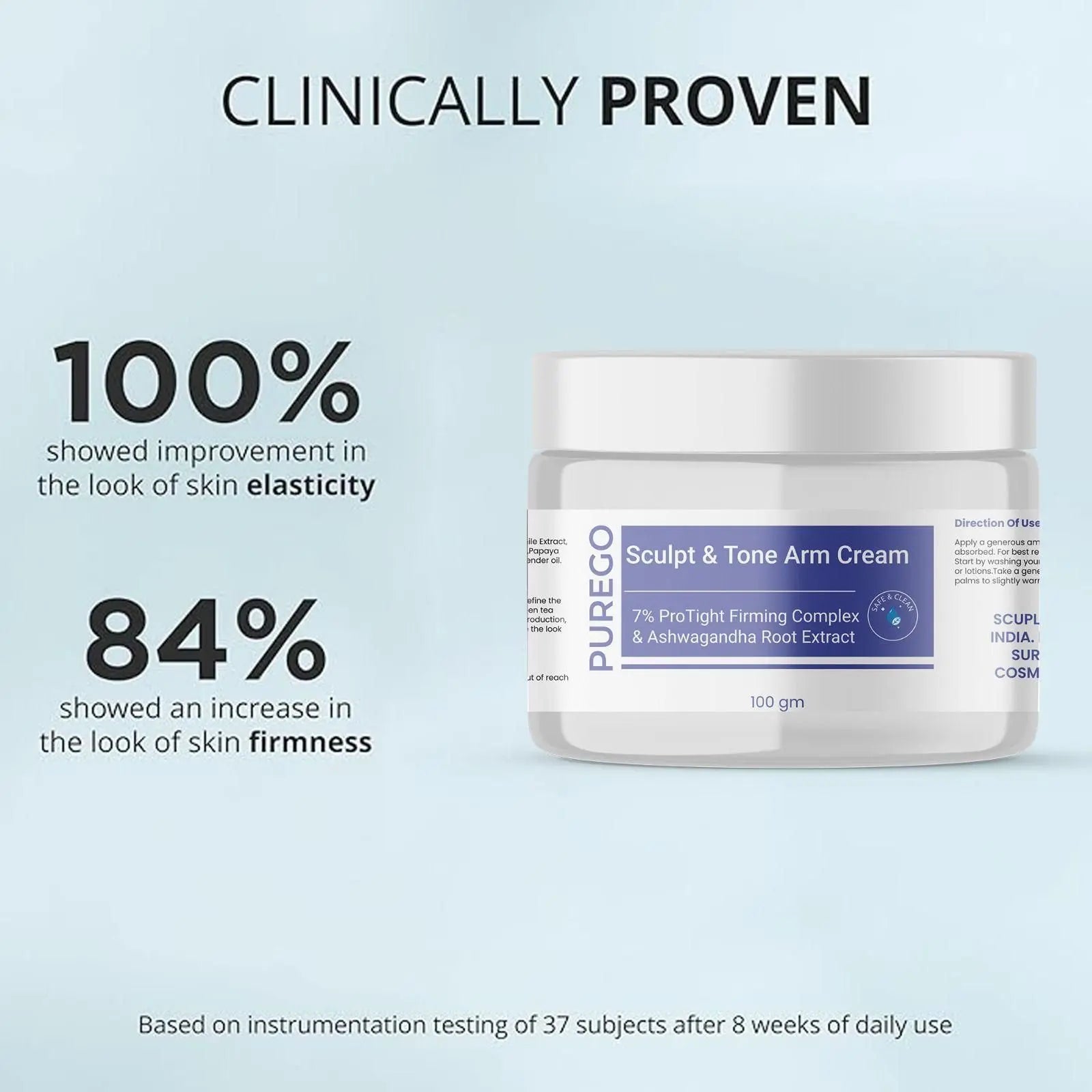Purego sculpt & tone arm cream – 100g