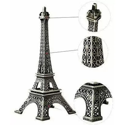 4733 antique finish 3d metal paris eiffel tower craft famous landmark building statue cabinet office gifts decorative