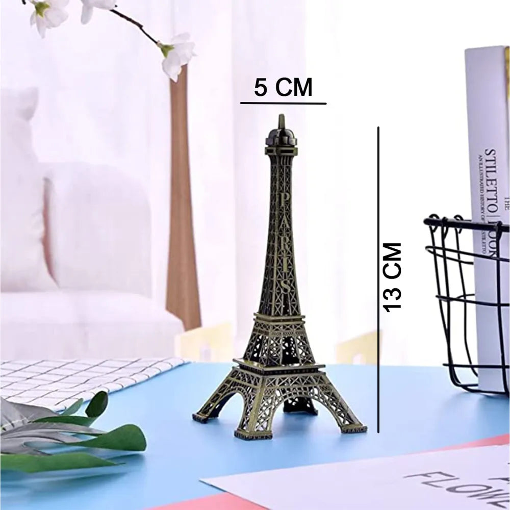 4733 antique finish 3d metal paris eiffel tower craft famous landmark building statue cabinet office gifts decorative