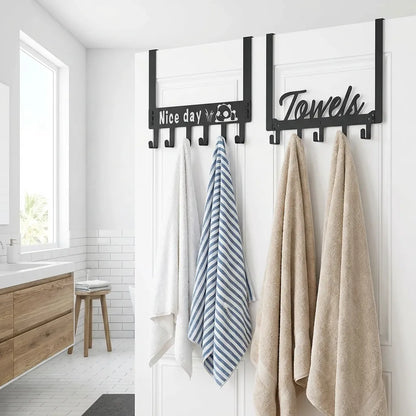 Space-Saving Over-Door Hook