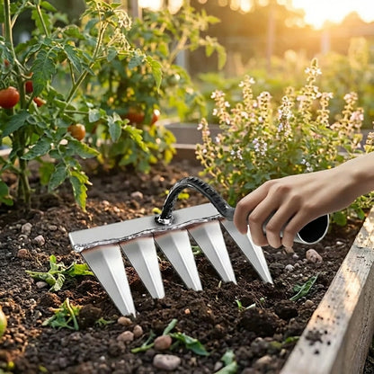 5 Teeth Steel Nail Rake
