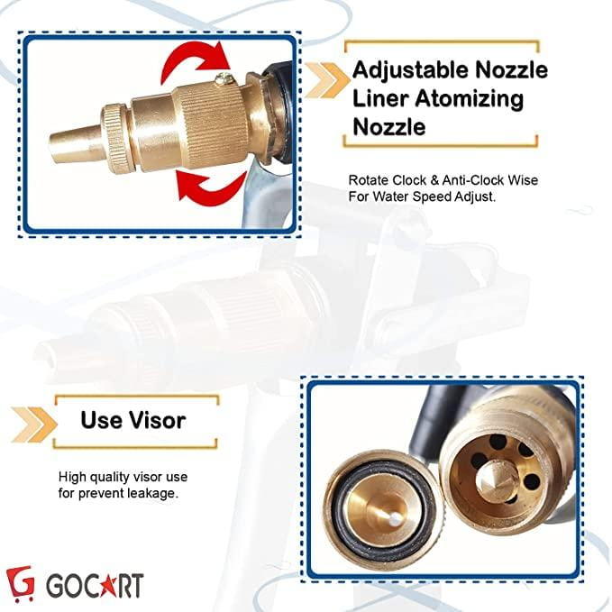 Metal trigger brass nozzle water spray gun