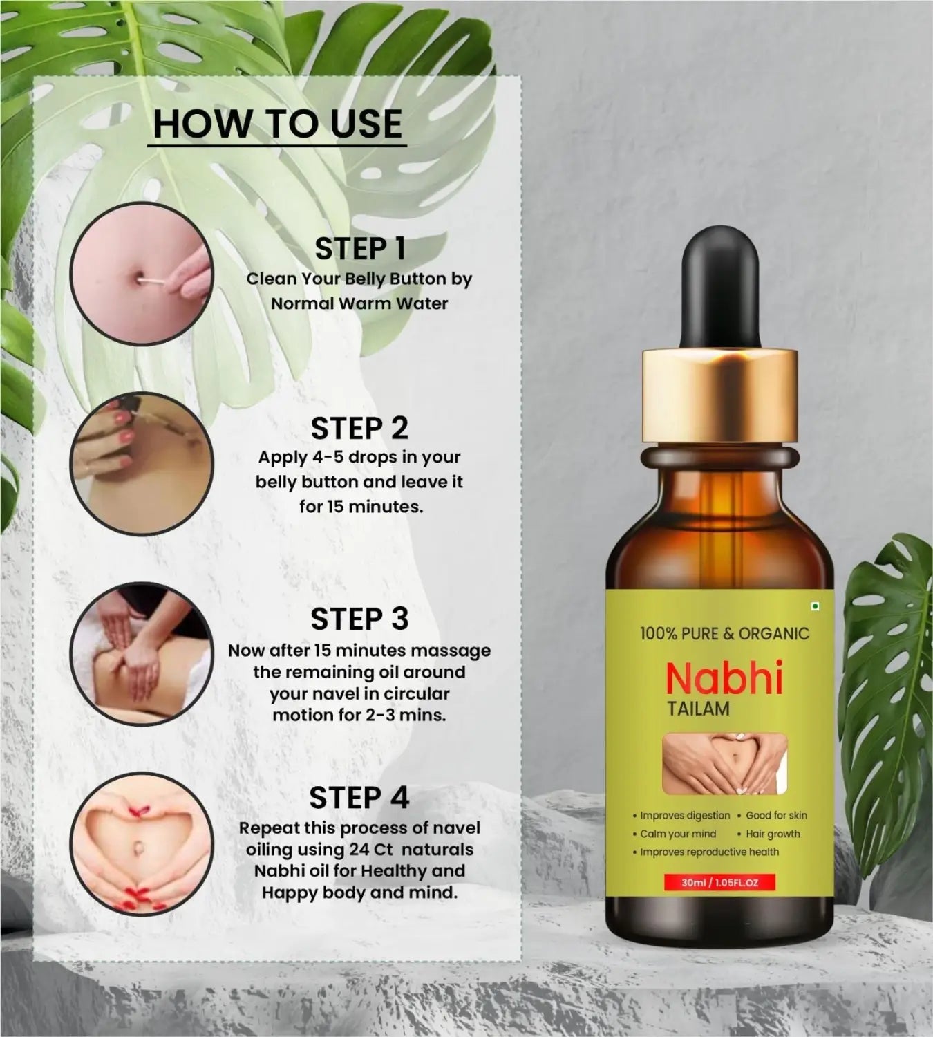 Nabhi therapy oil (pack of 2)